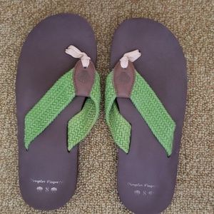 Douglas Paquette flip flops